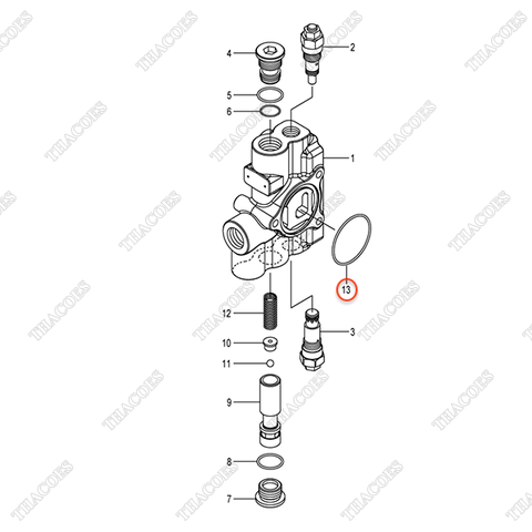 (4sv) Vòng đệm oring 22N57-33751