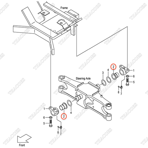 Bạc đệm gối cầu 22N54-32321
