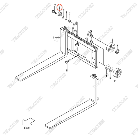 (VFM2N5) Vòng bi ngang 22N58-32701 (42mm)