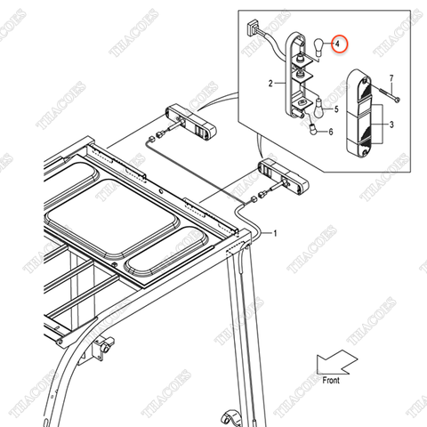 Bóng đèn phanh sau 214A2-44501 (12V)