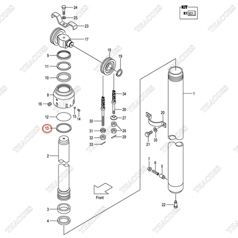 (K1 901) Căn đệm 224T0-82541