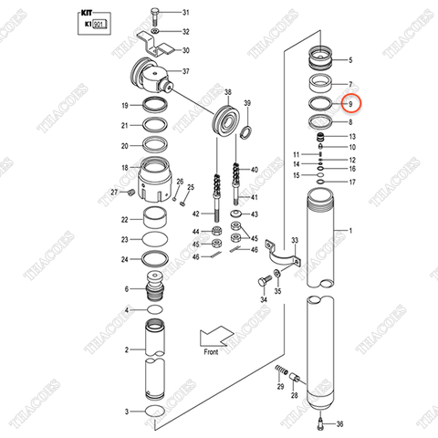 (Trước) (K1 901) Căn đệm 25808-43121