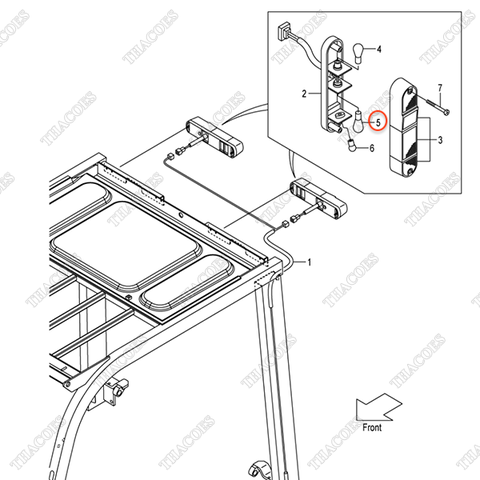 Bóng xi nhan sau 209K2-42041 (12V)