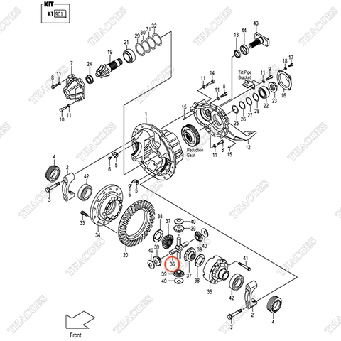 Trục chữ thập 124G3-52011