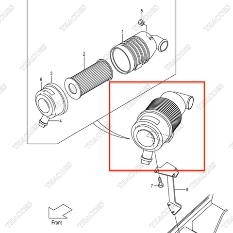 Hộp lọc gió tinh 234A1-00101