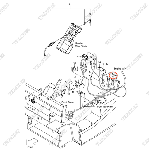Rơ le xi nhan 216G2-43711