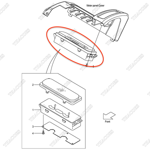 Cụm đồng hồ 22N52-40301