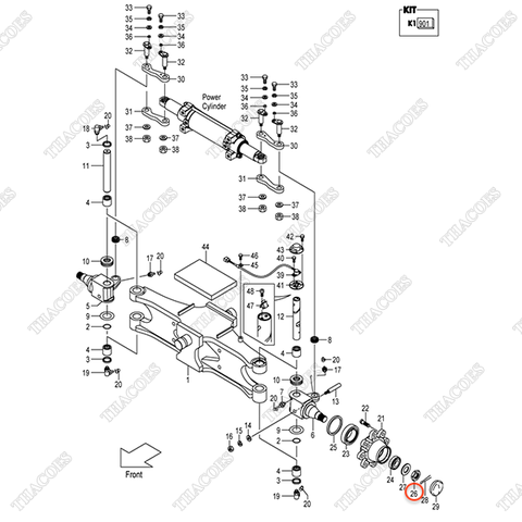Ecu hãm moay ơ 01412-00030