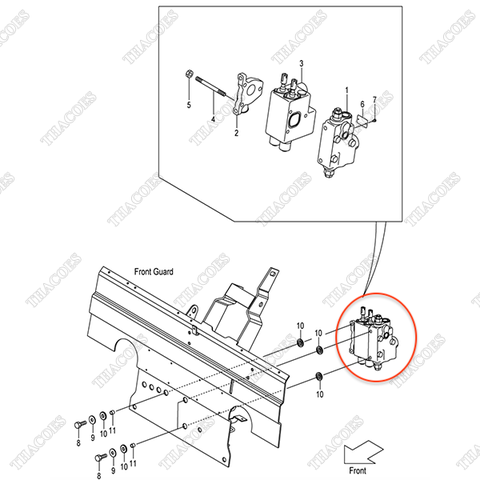 (2sv) Cụm van 2 ngăn 22N57-30221