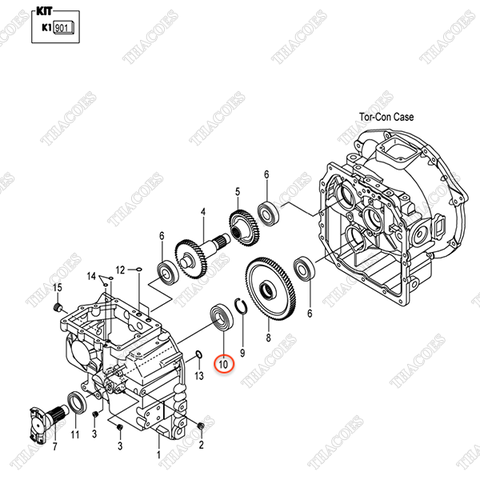 Vòng bi cầu 03000-06208