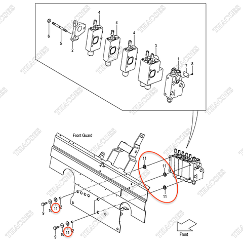 (5sv) Cao su giảm rung 22N57-42201