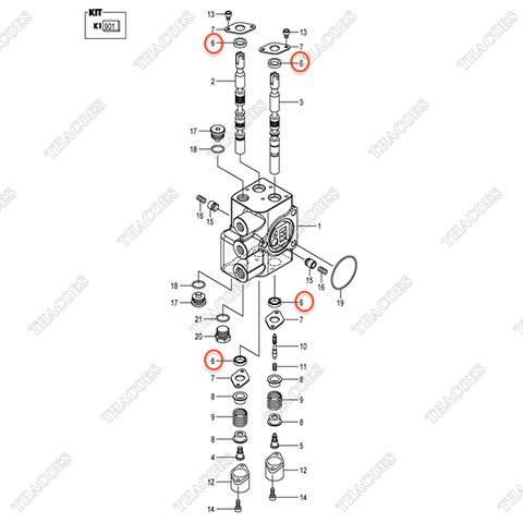 (5sv) Phớt bụi 22N57-33561