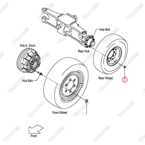 Đai ốc tắc kê 23654-34051