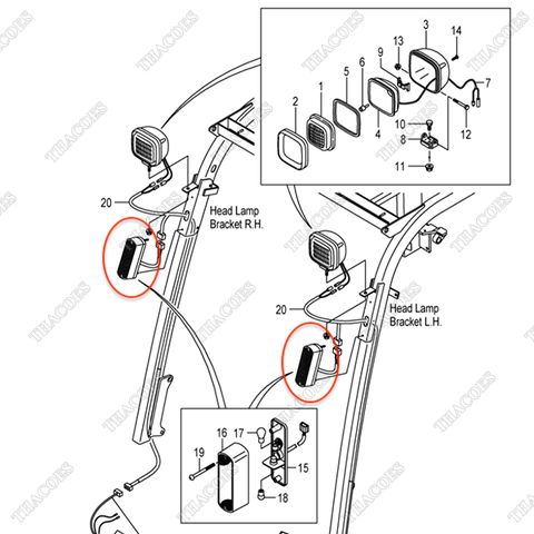 (12V) Đèn xi nhan trước 216G2-40701