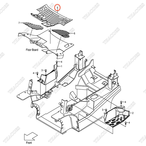 Tấm lót sàn 22N56-52302