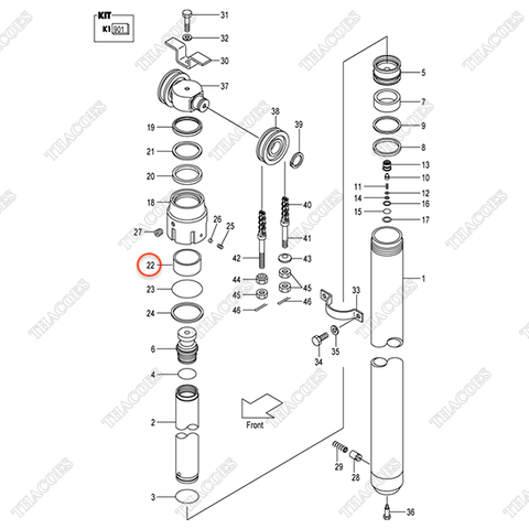 (Trước) Bạc đệm 23650-82161