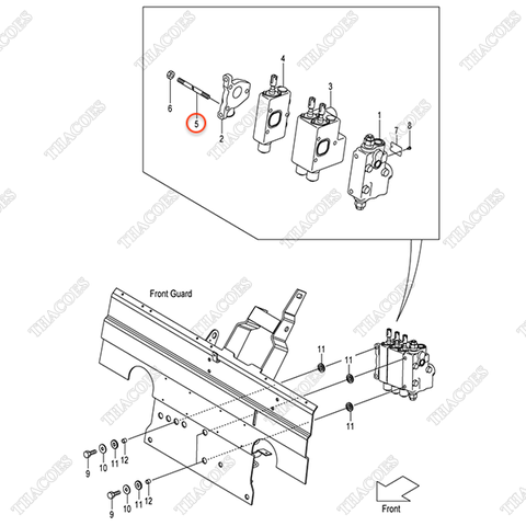 (3sv) Bulong 2 đầu ren 22N57-32331