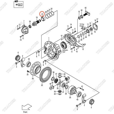 Vòng bi côn 14603-52131