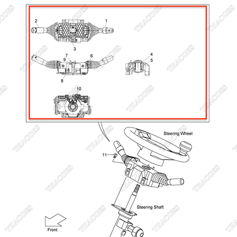 Cụm công tắc 209K2-40501
