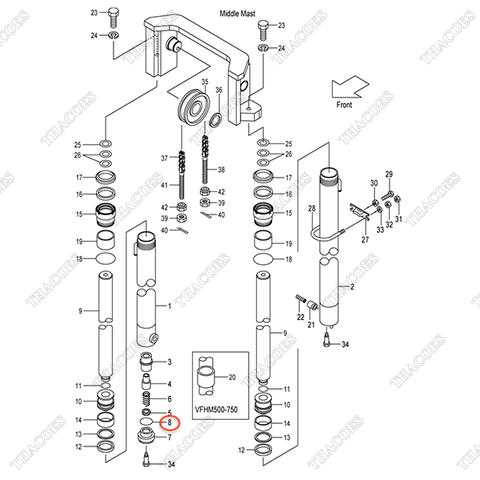 Oring 03320-00340 (RH)