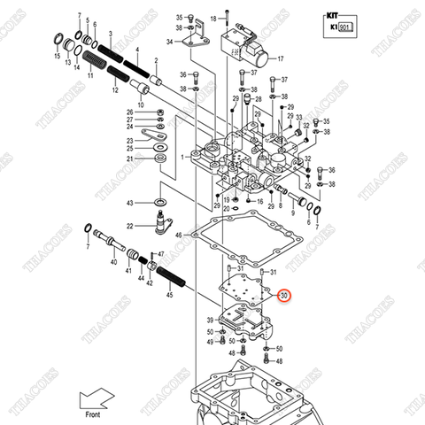 (K1 901) Gioăng mặt van 12N53-82721 (1 cái), bản đồ mặt van
