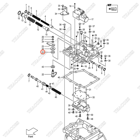 (K1 901) Phớt dầu 12N53-82251 (1 cái)