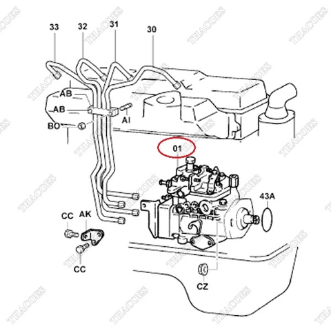 Bơm cao áp 22100-UC220 (22100-782B1-71) (EEC Spec)