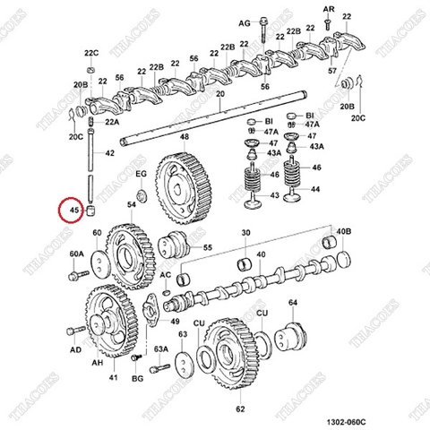 Con đội 13751-UD010 (13751-78700-71) (8c)