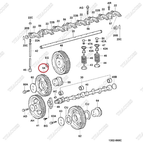 Bánh răng trung gian 1 13525-UC010 (13525-78202-71)