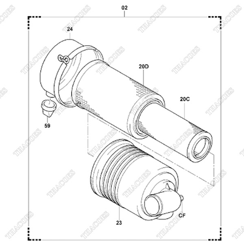 (02) Hộp lọc gió 17700-26600-71