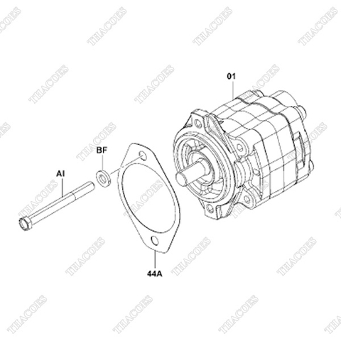 (01) Bơm thủy lực 67120-26651-71
