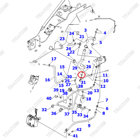 Rắc co thẳng 3EB-66-41481 (1c)