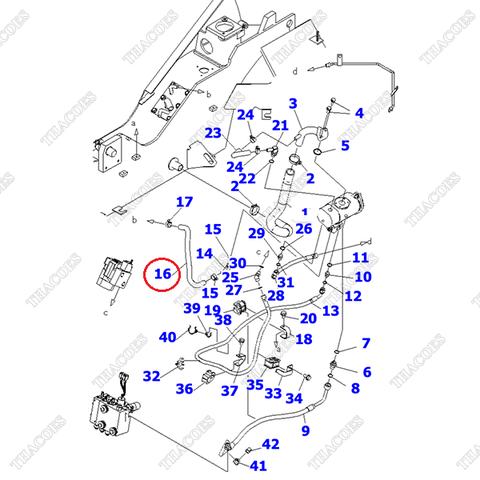 Ống dầu hồi 3EB-66-62150