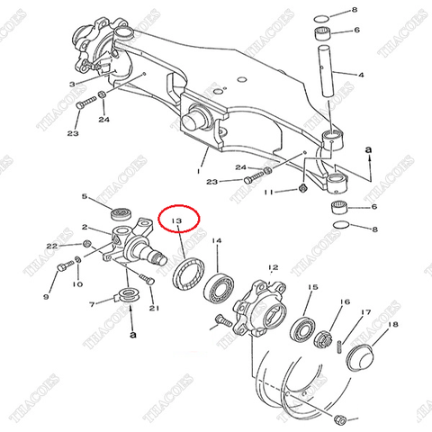 Phớt bụi moay ơ 07012-00085