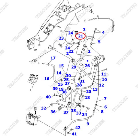 Rắc co vuông 3EB-66-41530 (1c)