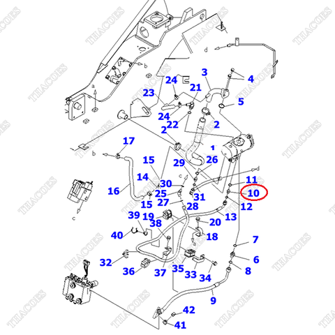 Rắc co thẳng 3EB-66-41481 (1c)