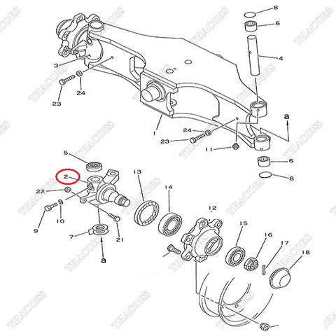 Khớp lái trái 3EB-24-32210