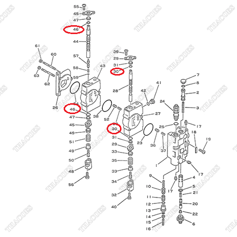 (2sv) Gioăng dầu 549-60-15220