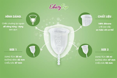 Cốc nguyệt san bao nhiêu ml? Có phải cốc càng lớn càng tốt!