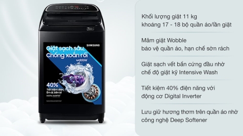 Máy giặt Samsung 11kg Inverter WA11T5260BV/SV