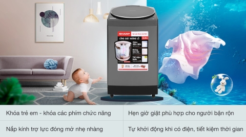 Máy giặt Sharp 11kg ES-W110HV-S