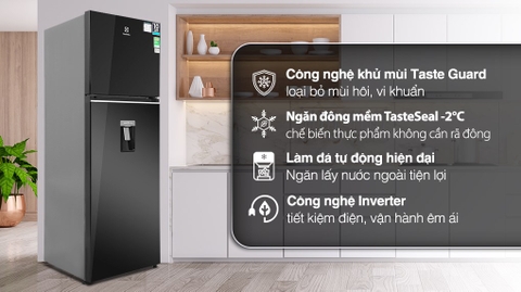 Tủ lạnh Electrolux 341 Lít Inverter ETB3760K-H