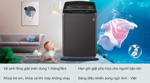 Máy giặt LG 19kg Inverter TH2519SSAK