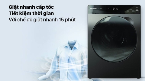 Máy giăt Sharp 8.5kg Inverter ES-FK852SV-G