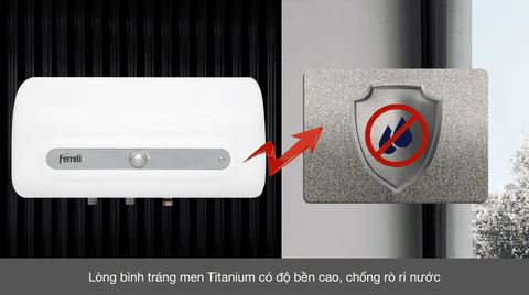 Bình nóng lạnh Ferroli Verdi 30l ngang 30SE