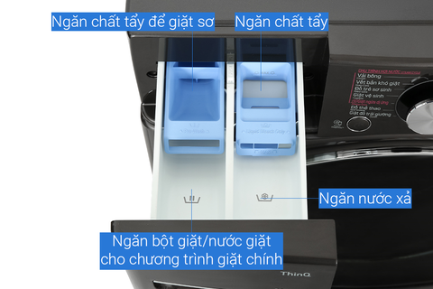 Máy giặt sấy LG  giặt 21Kg sấy 12Kg Inverter F2721HVRB