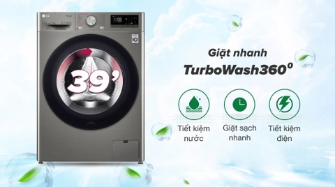 Máy giặt sấy LG giặt 11kg sấy 7kg Inverter FV1411H3BA