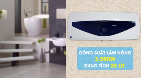 Bình nóng lạnh Ariston 20L BLU 20 SLIM