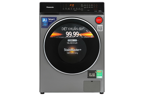 Máy giặt sấy Panasonic giặt 9.5kg sấy 2kg Inverter NA-V95FC1LVT