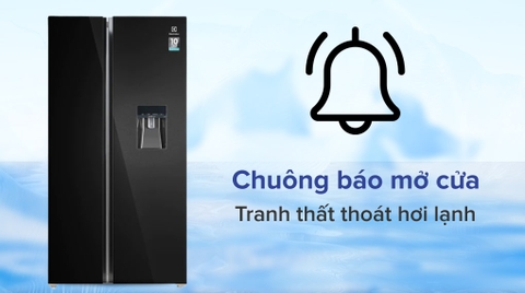 Tủ lạnh Electrolux 619 Lít Side By Side Inverter ESE6645A-BVN